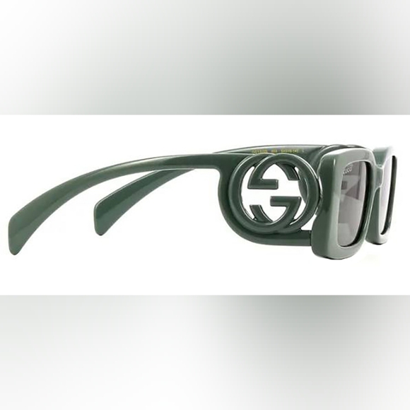 GUCCI Rectangle Frame Sunglasses - Picture 3 of 5